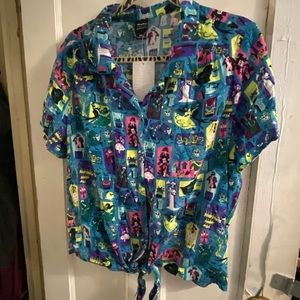 Disney haunted mansion Dooney and Burke print shirt